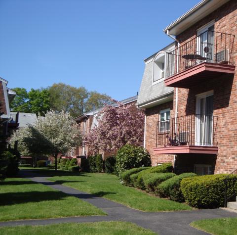 Exterior of building and walkway